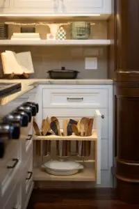 Pull-Out Utensil Storage