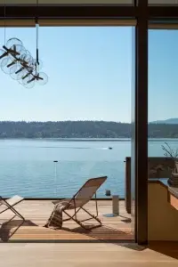Covered Lakeside Terrace